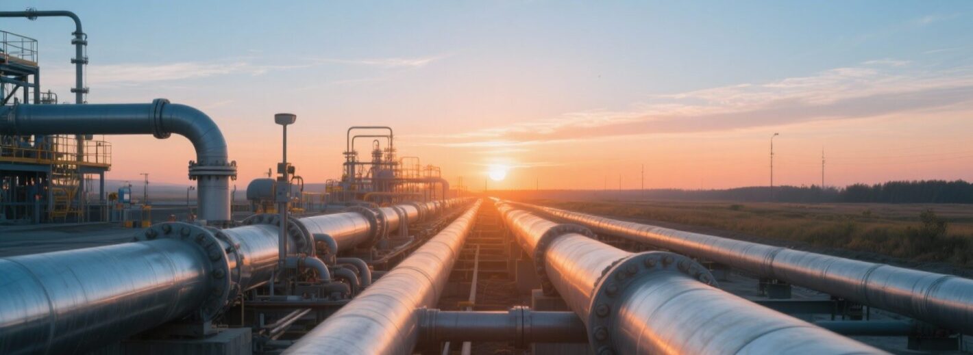 Nowoczesna infrastruktura gazowa – symbol rynku i rozliczeń gazu dla firm